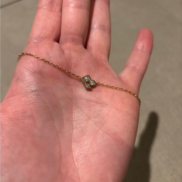 Madewell Mixed-cut crystal cluster necklace - Picture 4 of 5